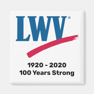 LWV 100 jaar sterke Square Magnet Magneet