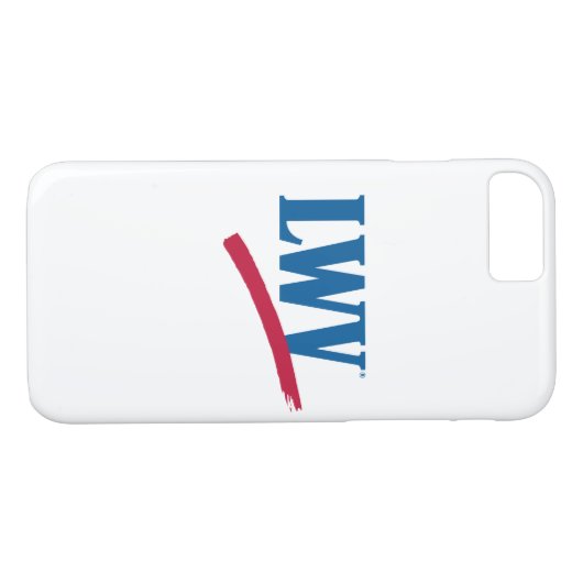 LWV-Logo telefoondraagtas Case-Mate iPhone Case (Achterkant (Horizontaal))