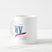 LWVHC Pride, 11 oz de café Mug (Devant gauche)