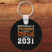 Ly A 7th Grader Future Cl 2031 First Day Grade 7 Sleutelhanger (Voorkant)