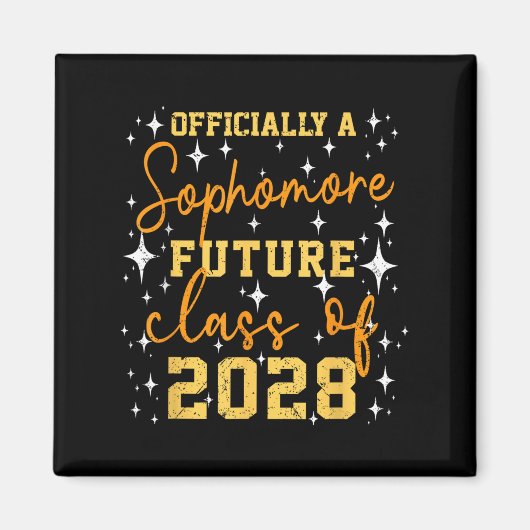 Ly A Sophomore Future Cl Of 2028 Funny First Day Magneet (Voorkant)