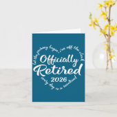 Ly Retired 2026 Hear For Women Retirement  Kaart (Gele Bloem)