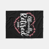 Ly Retired 2026 Weekend Vibes For Retirees  Fleece Deken (Voorkant (Horizontaal))