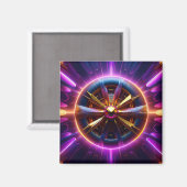 Lyapunov Fractal Much Manipulated Sierkussen Magneet (Voorkant / Achterkant)