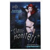 Lycan Productions Classic Monsters Calendar 2013 Kalender (Hoes)