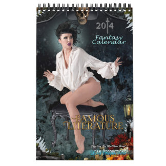 Lycan Productions Famous Literature Calendar 2014 Kalender