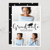 Lycée 3 Faire-part photo (Devant / Derrière)