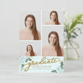 Lycée Faire-part 4 Photo Floral (Debout devant)