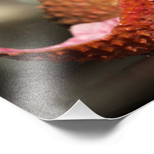 Lychee Photographie Fruit, Macro Fruit (Coin)