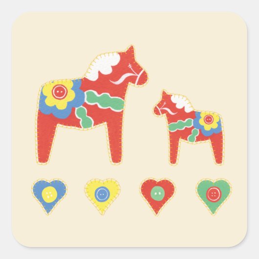 Lycka Till Baby shower Sticker (Voorkant)