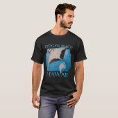 Lydgate Beach Hawaii Manta Rays Zee T-shirt (Voorkant volledig)