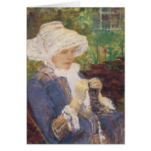 Lydia Crocheting en Jardin à Marly, Mary Cassatt