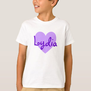 Lydia in Paars T-shirt