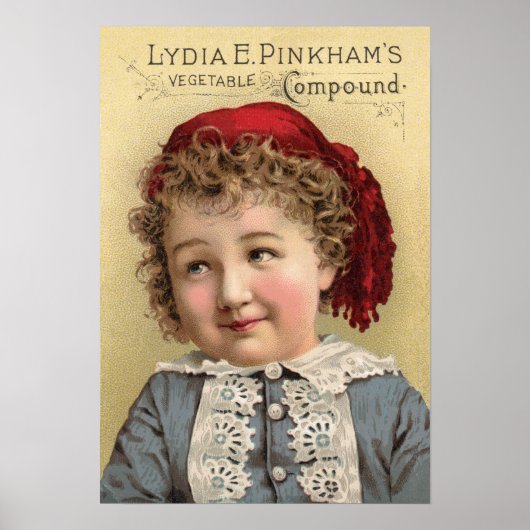 Lydia Pinkhams Vegetable Compound AD Poster (Voorkant)