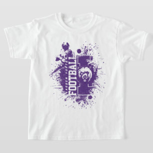 LYFL 05 Kinder Paarse Grunge Lassen Logo T-shirt
