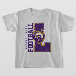 LYFL 06 Kinder Paarse Lassen Logo T-shirt