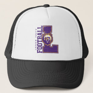 LYFL 06 Paarse Lassen Logo Trucker Hat Pet
