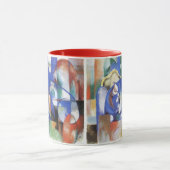 Lying Bull van Franz Marc,  Cubistische kunst Mok (Midden)