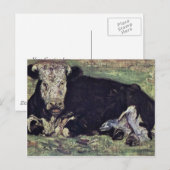 Lying Koe by Vincent Van Gogh Briefkaart (Voorkant / Achterkant)