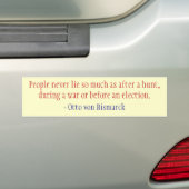 Lying People Bumpersticker (Op auto)