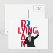 Lying Ryan Briefkaart (Voorkant / Achterkant)