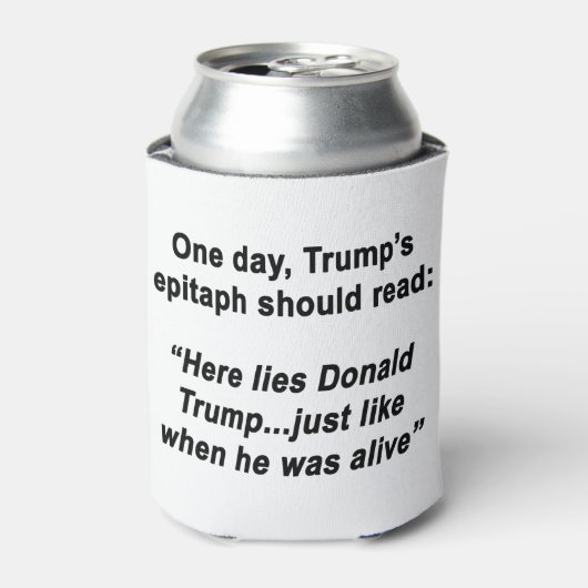 Lying Trump Blikjeskoeler (Blikje Voorkant)