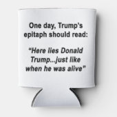 Lying Trump Blikjeskoeler (Voorkant)