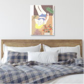 Lying Woman Canvas Afdruk (Insitu (Slaapkamer))