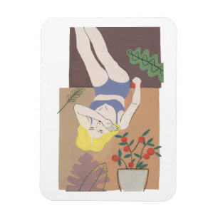 Lying Woman Magneet