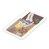 Lying Woman Magneet (Linkerzijde)