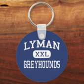 Lyman - Greyhounds - High - Longwood Florida Sleutelhanger (Voorkant)