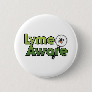 Lyme Aware Gear Ronde Button 5,7 Cm