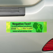Lyme Awareness Bumpersticker (Op auto)