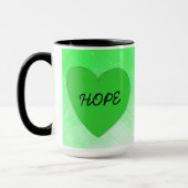 Lyme Disease Advocate Merci Coffee Mug (Gauche)