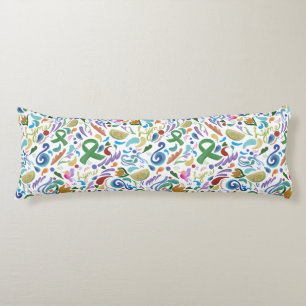 Lyme Disease Awareness Gifts Body Pillow Lichaamskussen