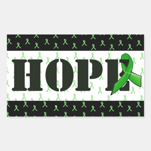 Lyme Disease Awareness Hope Sticker (Voorkant)