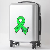 Lyme Disease Awareness linten vlinder Sticker (Koffer)