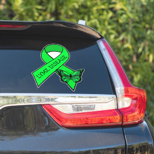 Lyme Disease Awareness linten vlinder Sticker