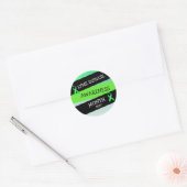 Lyme Disease Awareness Month Ribbon Stickers (Envelop)