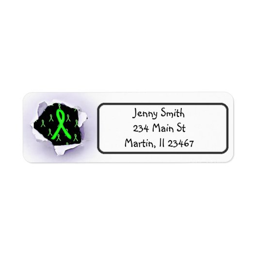 Lyme Disease Awareness Return Address Label (Voorkant)