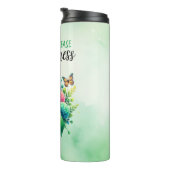 Lyme Disease Awareness Ribbon Thermosbeker (Geroteerd rechts)