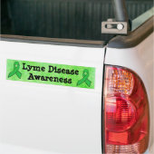 Lyme Disease Awareness Ribbons Bumpersticker (Op Truck)