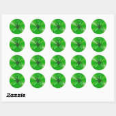 Lyme Disease Awareness Stickers met een teek (Vel)