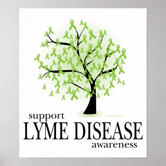 Lyme Disease Tree Poster (Voorkant)