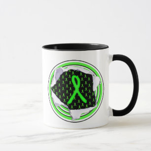 Lyme Disease Warrior-bewustzijnslinten Koffiemok Mok