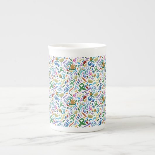 Lyme Maladie Sensibilisation Cadeaux Café Mug #lym (Devant)