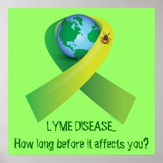 Lyme over de hele wereld poster (Voorkant)