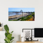 Lyme Regis Beach en Cobb Poster (Thuiskantoor)
