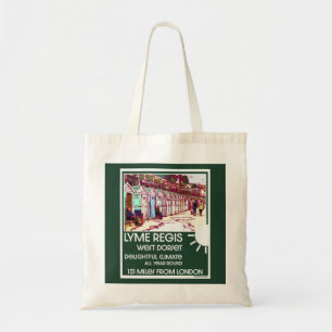 Lyme Regis Dorset England  British Holiday Tote Bag
