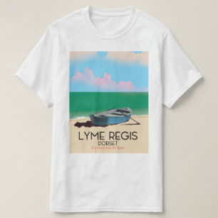 Lyme Regis, dorset Vintage reisposter. T-shirt